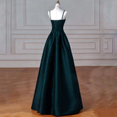 BXOXO Customized Lake Blue Women Ceremonial Dress Solid Satin Slim Sleeveless For Wedding Evening Banquet Birthday Bridesmaid Gowns